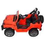 Elektrické autíčko Jeep Wrangler Rubicon Lift 4x4, 24V - oranžové